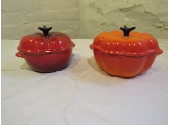 Le Creuset Cocotte Petite Casserole  2 Tomatos France