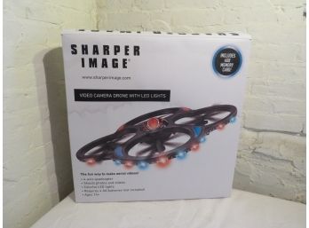 Sharper Image Video Camera Drone With LED Lights