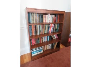 Adjustable 4 Shelves Wood Bookcase #1