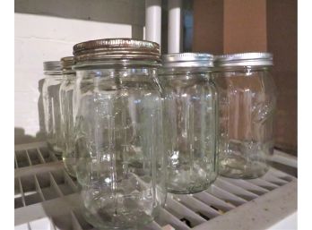 9 Wide Mouth Ball Canning Jars With Lids