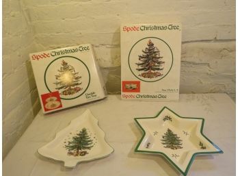 Spode Christmas Tier Tray And Christmas Serving Items