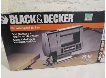 Black & Decker Variable Speed Jig Saw