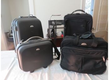 4 Pieces Samsonite Hard Case & Soft Luggage