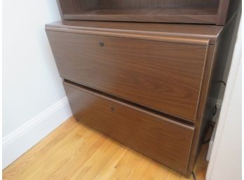 2 Drawer Wood Lateral File Cabinet