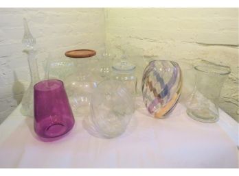 Glass Vases And Decanter Bottles