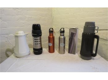 Lot Of Thermos BPA Free Water Bottles