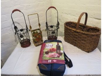 Wine And Picnic Holders Basket