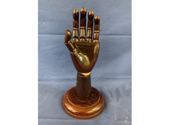 Articulated Wood Bernstein Hand Form / Model