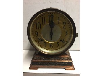 Antique Seth Thomas Mantle  Clock . Copper