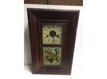 Antique 18 Inch High Ogee Mantle ClockRunning  Condit.
