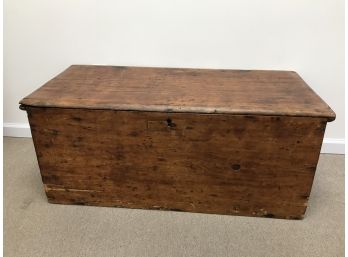 Antique 6 Board Blanket Box