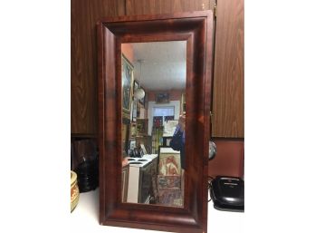 19 Th Century Tall Or Wide Mahogany OGee  Mirror
