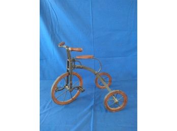 Decorative Antiqued Child's Tricycle For Decor