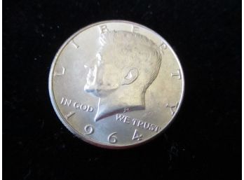 1964 P U.S Kennedy Silver Half Dollar, Lot 6