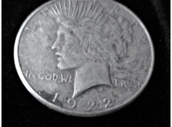 1922 S U.S. Peace Silver Dollar