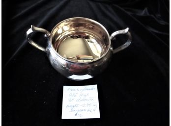 Sterling Silver Bowl, Double Handle, 2.78 Troy Oz. F. B. Rogers