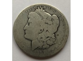 1891 O Morgan Silver Dollar