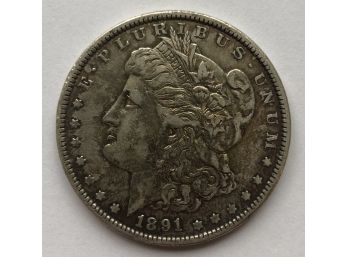 1891 Morgan Silver Dollar