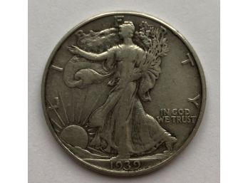 1939 D Walking Liberty Half Dollar