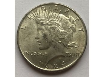 1924 Peace Dollar