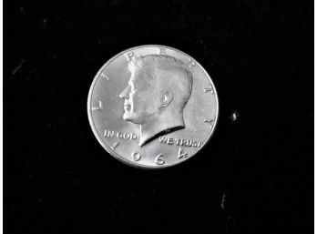 1964 P U.S Kennedy Silver Half Dollar, Bright Uncirculated, Lot 1