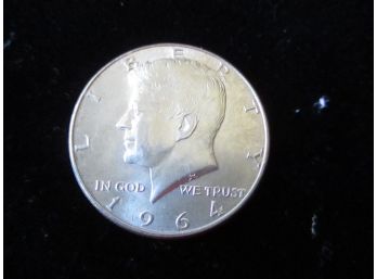 1964 P U.S Kennedy Silver Half Dollar, Lot 2