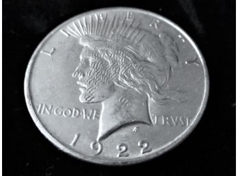 1922 P U.S. Peace Silver Dollar