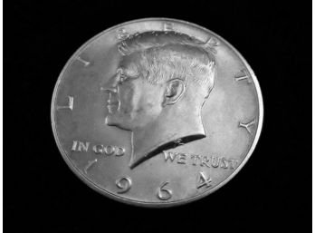 1964 P U.S Kennedy Silver Half Dollar