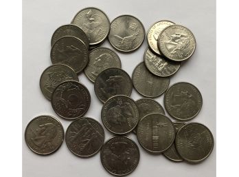 22 State Quarters