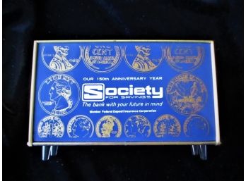 150th Anniversary 'Society For Savings' Bank, Conn. (1819-1969)