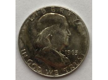 1963 D Franklin Half Dollar Est. UNC Proof