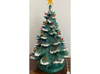 Ceramic Christmas Tree Light