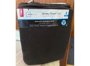 New Full Size Jersey Sheet Set