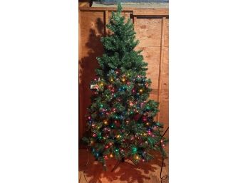 7' Pre-lit Artificial Christmas Tree