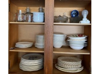 Cabinet With Dishes