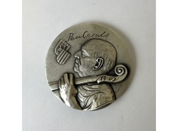 Medallic Art Co .999 Fine Silver Medal Pau Pablo Casals 1973