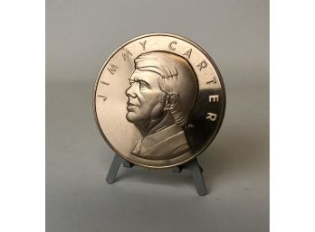 Franklin Mint Jimmy Carter Bronze Medal 1977 Inauguration