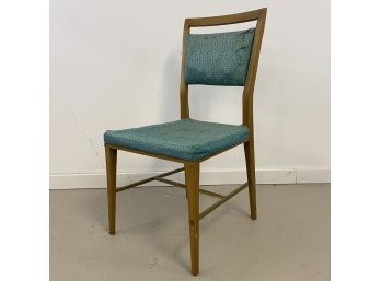 Paul McCobb Side Chair With Brass Stretchers