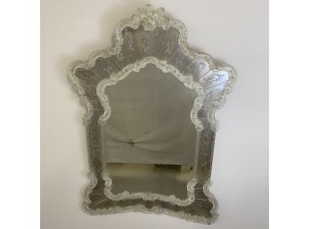 Mid Century Ornate Venetian Style Mirror
