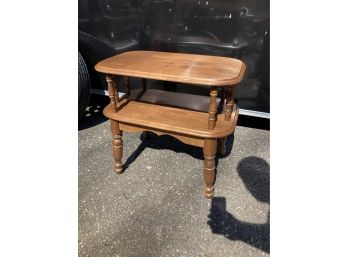 Contemporary Solid Wood Side Table