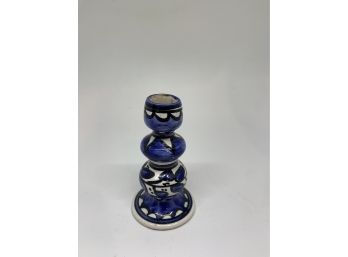 Hand Painted Ceramic Candle Holder