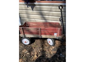 Radio Flyer Wooden Wagon With Removable Sides 15 In Wide By 36 In Long