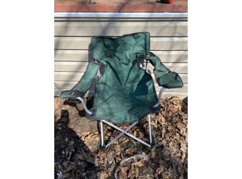 Green Medium Size Fold Out Outdoor Camp Chair