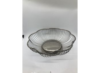 Silver Plate Fruit Basket