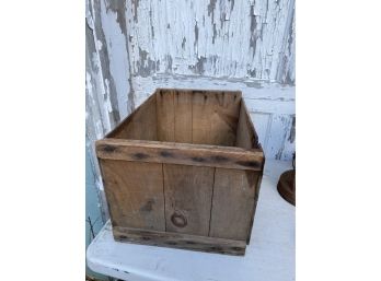 Large Rustic Wooden Crate