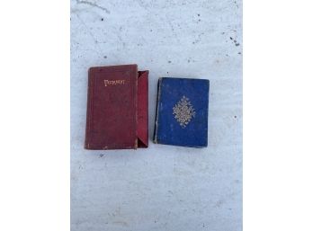 Two Miniature Antique Books Daily Food For Christians & The New Testament