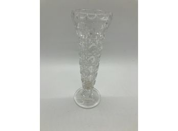 Small Crystal Bud Vase 6 Inches Tall