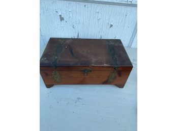 Wooden & Metal Trinket Box