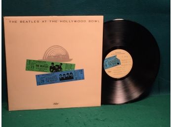 The Beatles At The Hollywood Bowl On Capitol Records. Vinyl Is Very Good Plus.