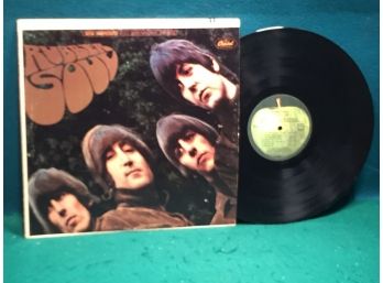 The Beatles. Rubber Soul On Apple Records. Stereo Vinyl Is Very Good Plus Plus. Jacket Is Very Good Plus.